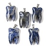 Natural Sodalite Pendants G-G115-01E-1