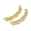 Alloy Curved Bamboo Stick Connector Charms PALLOY-S044-07A-G-2