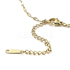 Heart Light Gold Brass Micro Pave Cubic Zirconia Pendant Necklaces NJEW-E105-09KCG-03-3