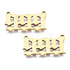 201 Stainless Steel Pendant Links STAS-S110-115G-09-1