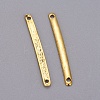 Tibetan Style Bar Links connectors TIBE-A14039-AG-FF-2