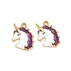 304 Stainless Steel Enamel Pendants STAS-I346-08G-02-1