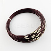 Steel Wire Bracelet Cord DIY Jewelry Making TWIR-R004-16-1