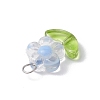 Transparent Acrylic Pendants PALLOY-JF03713-01-5