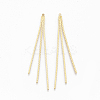 Brass Chain Tassel Big Pendants LS-KK-Q762-002G-NF-1