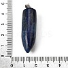 Dyed Natural Lapis Lazuli Pointed Pendants G-F820-12U-3