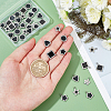 40Pcs 5 Style 304 Stainless Steel Enamel Pendants STAS-DC0003-88-2