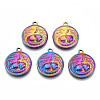 201 Stainless Steel Pendants STAS-N098-142M-2