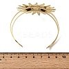 Stylish 304 Stainless Steel Cuff Bangles BJEW-K302-01B-G-5