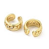 Brass Micro Pave Cubic Zirconia Cuff Earrings EJEW-E299-03G-2