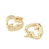 Brass Micro Pave Cubic Zirconia Pendants KK-P339-06G-2