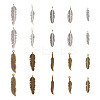 90pcs 15 style Tibetan Style Alloy Pendants TIBEP-AR0001-12-1