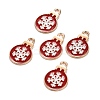 Christmas Alloy Enamel Pendants LS-X-ENAM-D047-17G-03-1