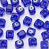 Handmade Evil Eye Lampwork European Beads LAMP-NB0001-70A-5