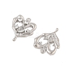 Brass Micro Pave Cubic Zirconia Pendants KK-L223-019P-2