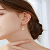2Pcs Brass Micro Pave Cubic Zirconia Charms KK-LP0002-13-3