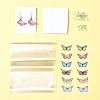 DIY Butterfly 430 Stainless Steel Etched Metal Embellishments Dangle Earring Jewelry Making Kits DIY-FS0007-46-9