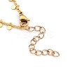 Brass Curb Chain Necklaces NJEW-JN03032-01-3