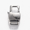 Polished 316 Surgical Stainless Steel Lobster Claw Clasps STAS-Z013-07A-2