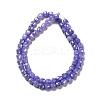 Electroplate Glass Beads Strand GLAA-G088-03D-2