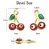 50Pcs Rack Plating Brass Enamel Pendants KK-CJ0001-87-2