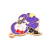 Halloween Theme Alloy Enamel Pendants ENAM-I053-A02-3