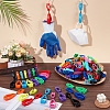 90Pcs 9 Colors Plastic Glove Grabber Clip AJEW-WA0003-68-5