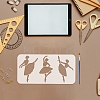 3Pcs 3 Styles Ethnic Style PET Hollow Out Drawing Painting Stencils DIY-WH0394-0704-3