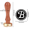 1Pc Golden Tone Brass Stamp Head DIY-CP0007-81B-2