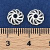 Brass Bead Caps KK-I719-11S-3