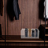 5 Grids Acrylic Belt Storage Rack CON-WH0086-071-7