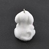 Flocky Resin Pendants FIND-A061-02D-4