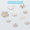 Alloy Rhinestone Cabochons PALLOY-OC0002-15LG-5