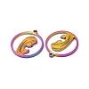 Ion Plating(IP) 304 Stainless Steel Pendants STAS-L020-034RC-2