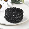Faceted Opaque Glass Beads Stretch Bracelets BJEW-S144-002E-01-4