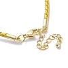 Polyester Cord Braided Bracelet Makings MAK-Z003-01G-08-3