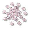 Transparent Electroplate Glass Beads GLAA-K064-10A-PL01-1