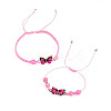 Adjustable Nylon Braided Bead Bracelets BJEW-TA00479-1