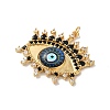 Rack Plating Brass Cubic Zirconia Pendants KK-G504-19G-01-2