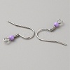 304 Stainless Steel Earring Hooks LS-STAS-WH0027-64P-10-2