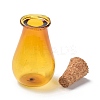 Glass Cork Bottles Ornament AJEW-O032-02I-3