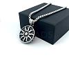 Vintage Sunflower Pendant 304 Stainless Steel Necklaces for Women Men PF9276-4