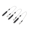 Natural Obsidian Pointed Dowsing Pendulums G-I322-01P-04-1