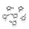 Tarnish Resistant 304 Stainless Steel Spring Ring Clasps X-STAS-S117-016A-1