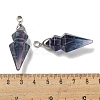 Natural Fluorite Pointed Pendants G-F766-08AS-04-3