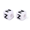Opaque Acrylic Beads SACR-N020-04A-Z-3