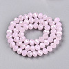 Electroplate Glass Beads Strands EGLA-A044-J8mm-A02-4