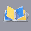 2Pcs PVC Mini Photocard Holder Book AJEW-SP0002-20A-05-7