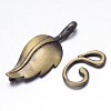 Brass Hook Clasps KK-L116-02-2