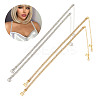 Brass Rhinestone Non-slip Bra Straps FIND-GO00010-1